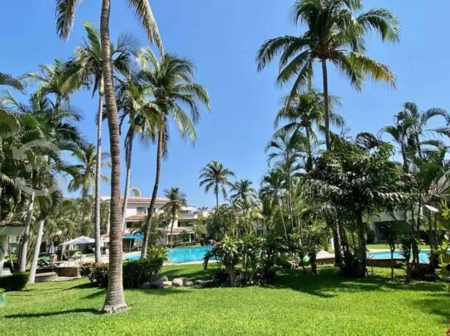 Hermoso Apartamento En Manzanillo Con Alberca Y Cancha De Tenis, Ideal Para Relajarse Y Disfrutar De Una Escapada Tranquila En El Paraiso Tropical Exterior foto